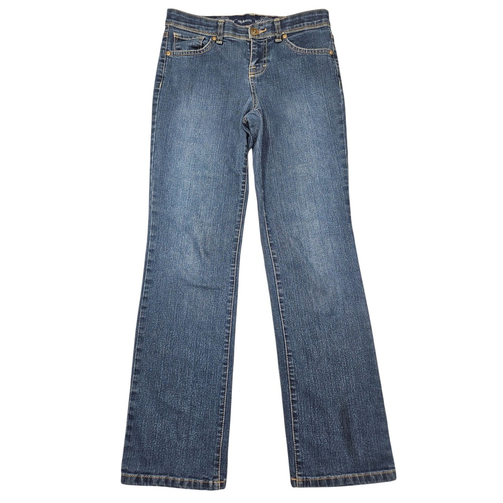 Style & Co Curvy Bootcut Jeans Medium Wash Denim Sz 2 26x28 Mid Rise Classic